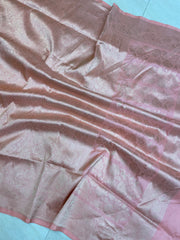 Pure Katan Silk Banarasi Handloom Saree - Tanchui Brocade - The Handlooms