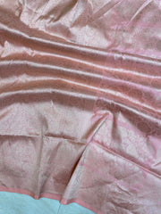 Pure Katan Silk Banarasi Handloom Saree - Tanchui Brocade - The Handlooms