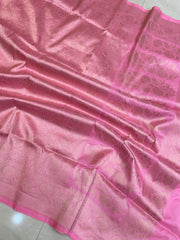 Pure Katan Silk Banarasi Handloom Saree - Tanchui Brocade - The Handlooms