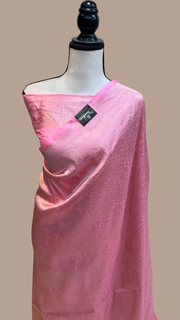 Pure Katan Silk Banarasi Handloom Saree - Tanchui Brocade - The Handlooms