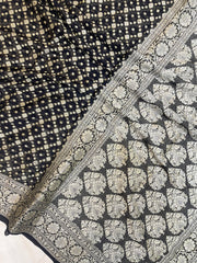 Pure Chiffon Khaddi Banarasi Saree - The Handlooms