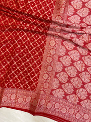 Pure Chiffon Khaddi Banarasi Saree - The Handlooms
