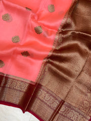 Pure Kora Handloom Banarasi Saree - The Handlooms