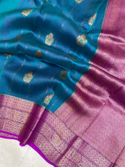 Pure Kora Handloom Banarasi Saree - The Handlooms