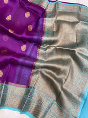 Pure Kora Handloom Banarasi Saree - The Handlooms