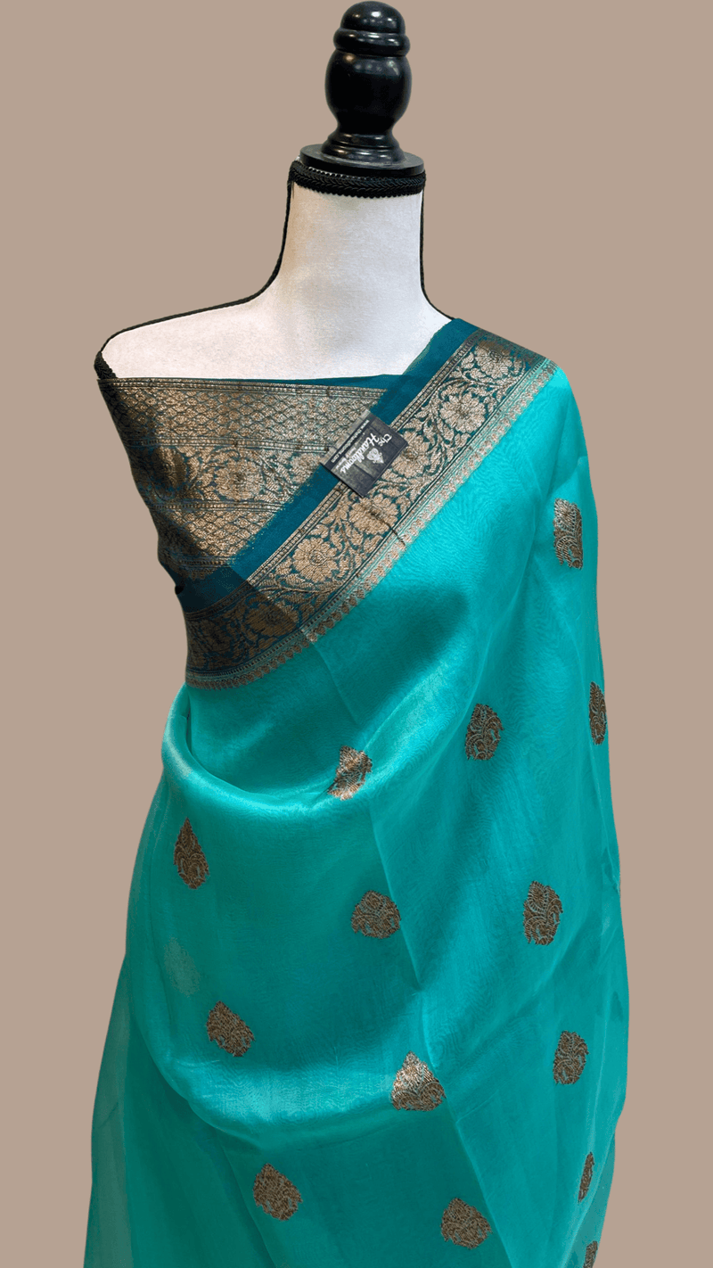 Pure Kora Handloom Banarasi Saree - The Handlooms