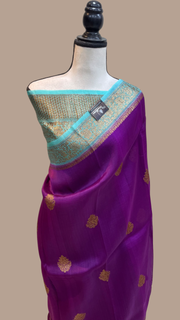 Pure Kora Handloom Banarasi Saree - The Handlooms