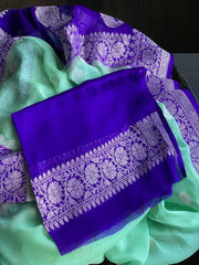 Pure Georgette Banarasi Saree - The Handlooms