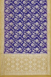 Khaddi Georgette Handloom Banarasi Saree - The Handlooms