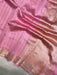 Pure Katan Silk Banarasi Handloom Saree - All over Kadua stripe - The Handlooms