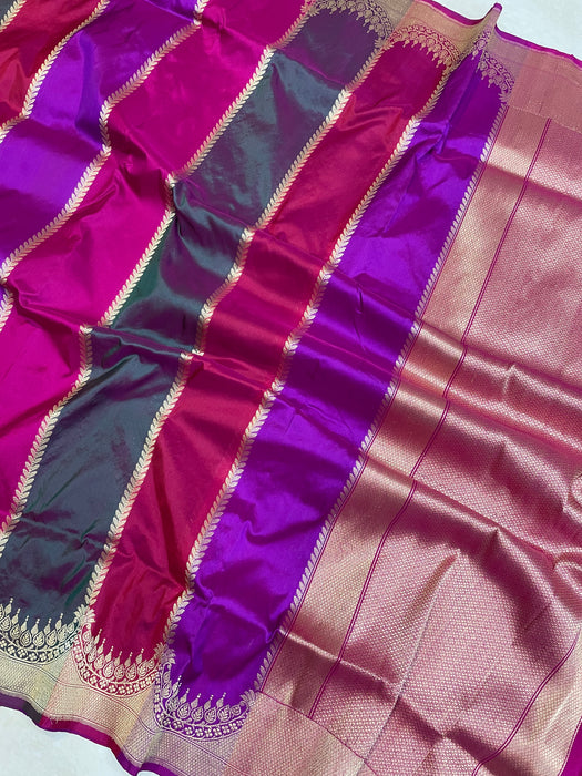 Pure Katan Silk Banarasi Handloom Saree - Rangkat