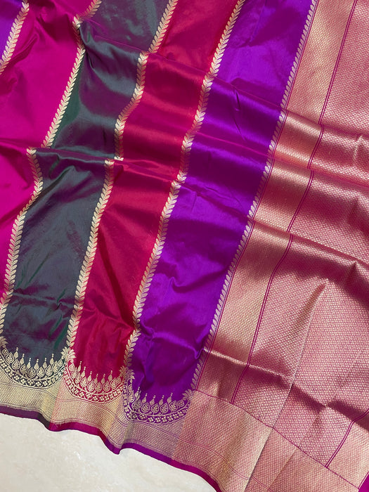 Pure Katan Silk Banarasi Handloom Saree - Rangkat