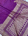 Pure Khaddi Crepe Georgette Banarasi Saree -  Antique zari - The Handlooms
