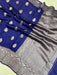 Pure Chiniya Silk Handloom Banarasi Saree - All over kadua motifs - The Handlooms