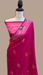 Pure Chiniya Silk Handloom Banarasi Saree - All over kadua motifs - The Handlooms