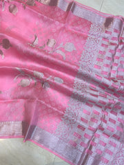 Pure Kora Handloom Banarasi Saree - The Handlooms