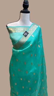 Pure Kora Handloom Banarasi Saree - The Handlooms