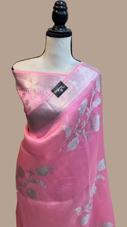 Pure Kora Handloom Banarasi Saree - The Handlooms