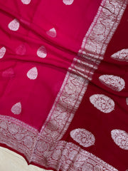 Pure Georgette Banarasi Saree - The Handlooms