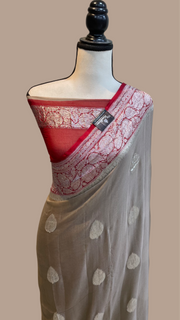 Pure Georgette Banarasi Saree - The Handlooms