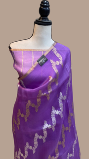 Pure Kora Handloom Banarasi Saree - The Handlooms