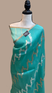 Pure Kora Handloom Banarasi Saree - The Handlooms