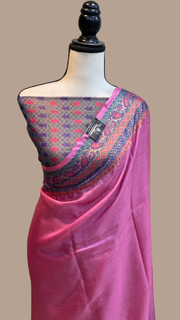 Pure Tussar Silk Handloom Banarasi Saree - The Handlooms