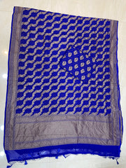 Khaddi Georgette Banarasi Dress material - Antique Zari - The Handlooms