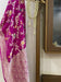 Pure Khaddi Georgette Dupatta - Jaal Work with meenakari - The Handlooms