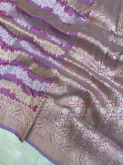 Pure Katan Silk Banarasi Handloom Saree - All Over Sona Roopa Work - The Handlooms