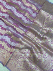 Pure Katan Silk Banarasi Handloom Saree - All Over Sona Roopa Work - The Handlooms