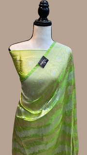 Pure Katan Silk Banarasi Handloom Saree - All Over Sona Roopa Work - The Handlooms