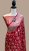 Pure Katan Silk Banarasi Handloom Saree - All over Jaal  work - The Handlooms