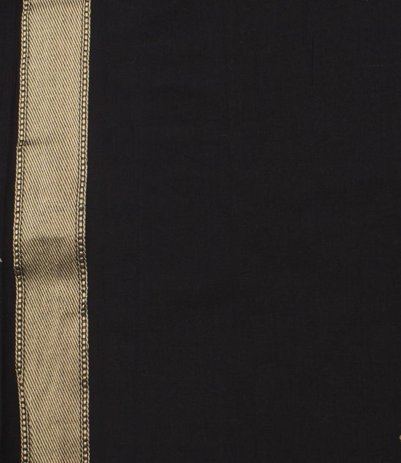 Pure Tissue Reshmi zari Stripe Banarasi Saree - The Handlooms