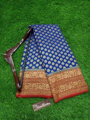 Khaddi Georgette Banarasi Saree -  Antique zari - The Handlooms