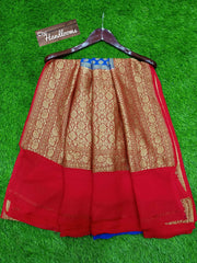 Khaddi Georgette Banarasi Saree -  Antique zari - The Handlooms