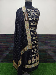 Khaddi Georgette Banarasi Dress material - The Handlooms