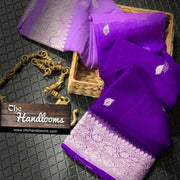 Pure Georgette Banarasi Saree - The Handlooms