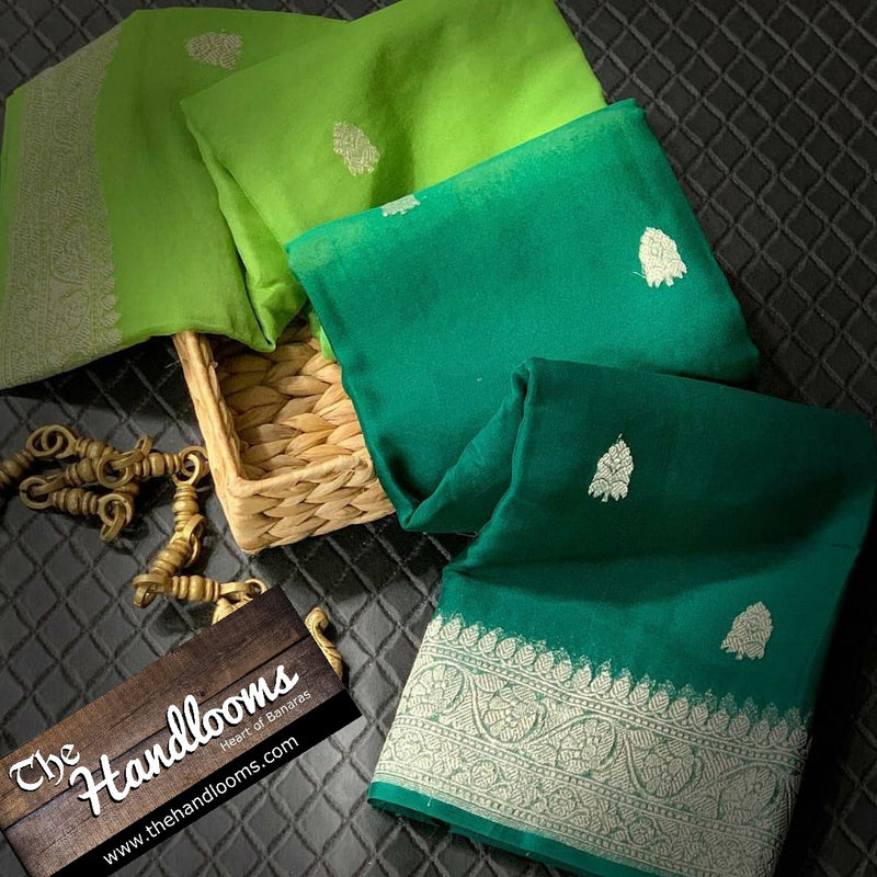 Pure Georgette Banarasi Saree - The Handlooms