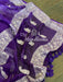 Purple Pure Georgette Banarasi Saree - The Handlooms