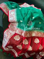 Pure Georgette Banarasi Saree - The Handlooms