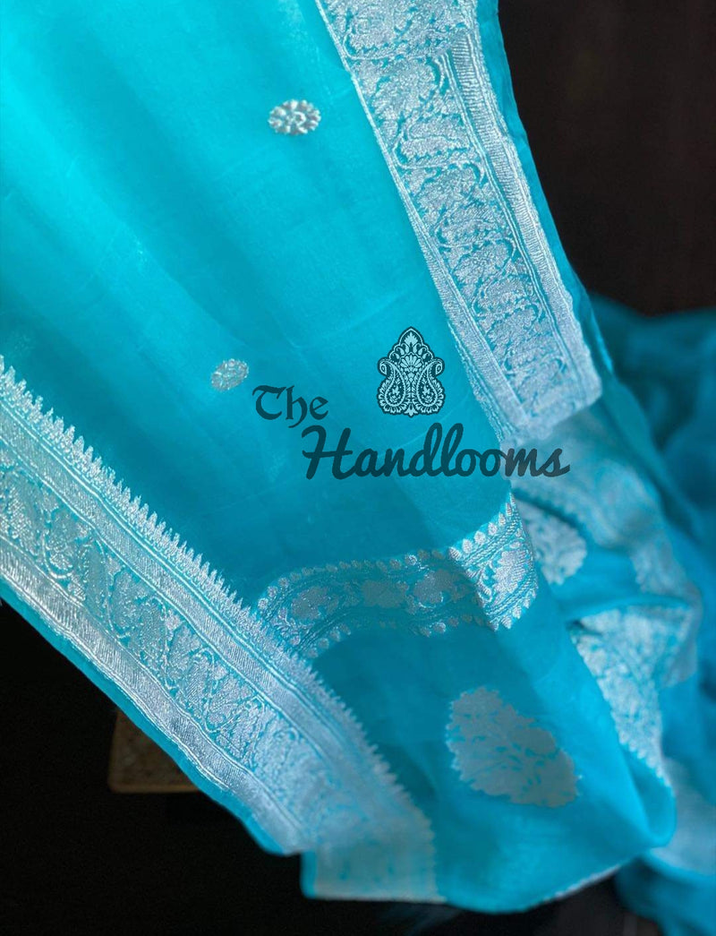 Pure Georgette Banarasi Saree - The Handlooms