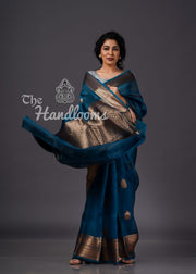 Pure Kora Handloom Banarasi Saree - The Handlooms