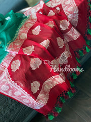 Pure Georgette Banarasi Saree - The Handlooms