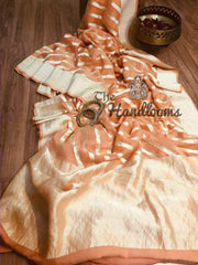 Pure Khaddi Georgette Banarasi Saree - The Handlooms