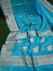 Pure Georgette Banarasi Saree - The Handlooms