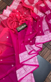 Pure Georgette Banarasi Saree - The Handlooms