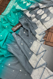 Pure Georgette Banarasi Saree - The Handlooms