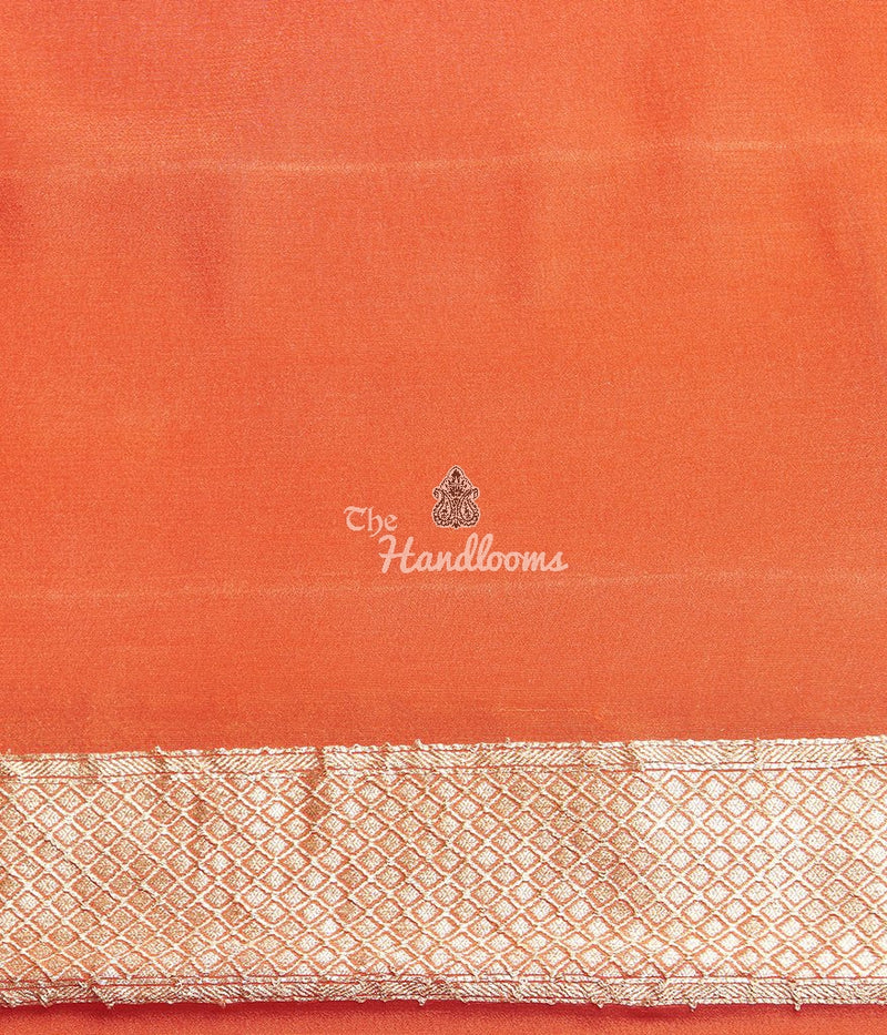 Khaddi Georgette Banarasi Saree -  Gold zari - The Handlooms