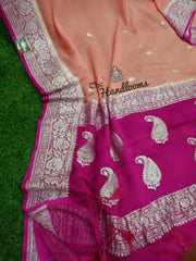 Pure Georgette Banarasi Saree - The Handlooms